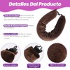 Yakite Tubos para Cabello Sin Calor,4Pcs Heatless Curls con Gorro