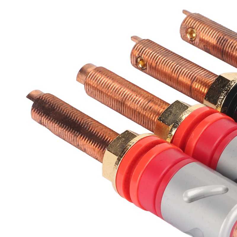 4pc Speaker Banana Plugs Connector Professional 4mm Pure Copper Heavy