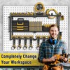 jsyonii Power Tool Organizer Wall Mount, Heavy Duty 8 Drill