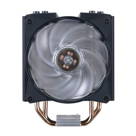 Cooler Master MasterAir MA410M CPU Cooling System - ARGB Hologram Effect, 4 CDC 2.0 Heat Pipes with Thermal Detection, Air Glide Armour and Push-Pull Fans - 5 Year Warranty