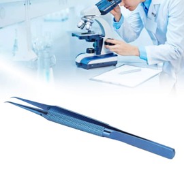 Micro Tweezers, Fine Pointed Tip Magnetization Prevent Portable 0.15mm Tweezers for Jewelry Welding for Electronics Repairing