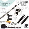 Rathmoor CNC Machined Bike Mini Pump with inline Gauge and