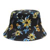 ZLYC Unisex Sun Hat, Beach Hat, Angler’s Hat, Flower/Plant/Rainforest Print,