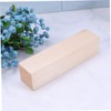 Gatuida DIY Handmade Natural Beech Wood Block Small Craft Plank