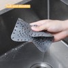 Drain Hair Catcher, Bathtub Drain Protecto 2 PCS （Gray Square）