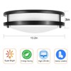12 inch 36W Dimmable LED Ceiling Light Fixture, Flush Mount
