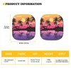Coldinair Sunset Front Windshield Shade 2Pcs Sunshade for Car Windshield