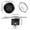 MEIRIYFA XLR 3-Pin Socket Panel Mount Adapter Audio Connector, XLR