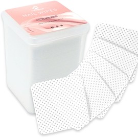 COLORBIRD Nail Wipes, Uncured Gel Wipes, Gel Nails, Non-Pilling Brush Wipes (200 Pieces, Case Included)
