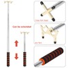 Retractable Billiards Cue Stick Bridge, Non-Slip Cue Pool with Replaceable
