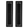 Imperial RG0164 2.25 x 12-Inch Louvered Floor Register, Matte Black,