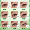 KEYYOU Daily Wear Reusable Magnetic Eyelashes 2 Pair with Applicator