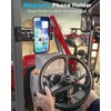 Upgraded Magnetic Tractor Phone Holder for Forklift/Front Loader/Excavator