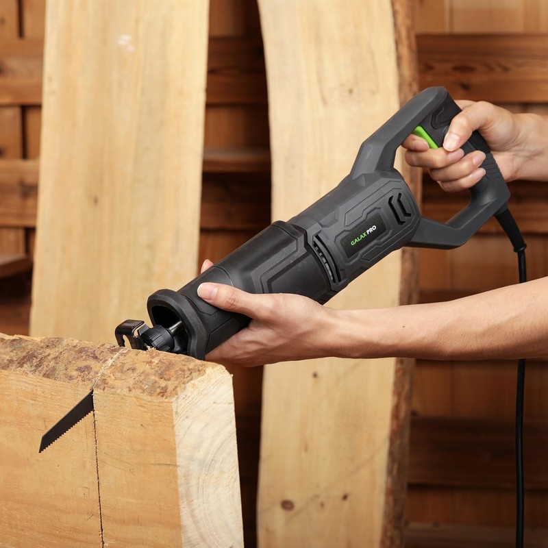 GALAX PRO 120V Reciprocating Saw, 6.0 Amp Variable Speed Corded