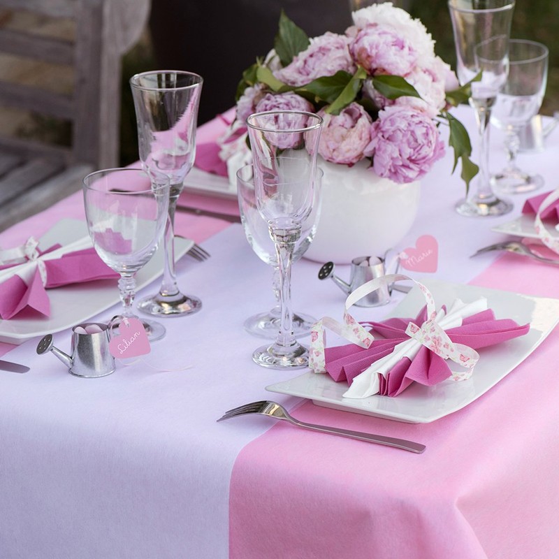 Non-woven fabric, 30 cm (25 m long) table runner –