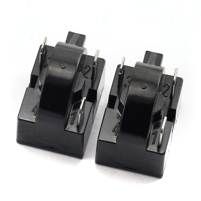 MEETOOT 1pcs QP-02-4.7 PTC Refrigerator Start Relay 3 Pin Coolers
