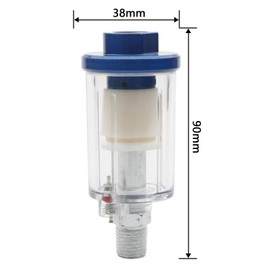 Rowiz Air Oil Water Separator Trap Filter Seperator 1/4 Inch NPT Air Compressor Filter for Spray Gun Air Tools Air Line 3 Packs