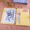 Antner A5 PU Leather Binder 6 Ring Notebook Binder Cover