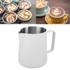 Milk Frothing Pitcher Steaming Pitcher Stainless Steel Comfort Grip Inner