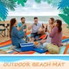 Hillsuren Beach Blanket 78 x 81 Inch Waterproof Sandproof Oversized