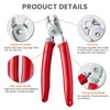 Hog Ring Pliers,Professional upholstery Hog Rings Pliers Kit,Auto Upholstery Installation