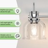 PHIXART 3 Lights Bathroom Vanity Light Fixtures, Chrome Traditional Classic