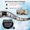 InCliick Alarm Clock with Small Camera, 4K HD Cam Multi-Functional