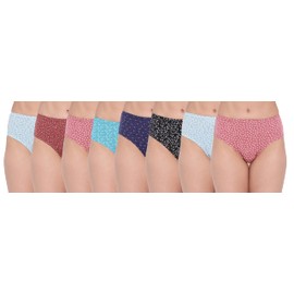 Lyra Womens Underwear Soft Cotton Solid Hipster Panties Size- L Pack Of- 8 Assorted