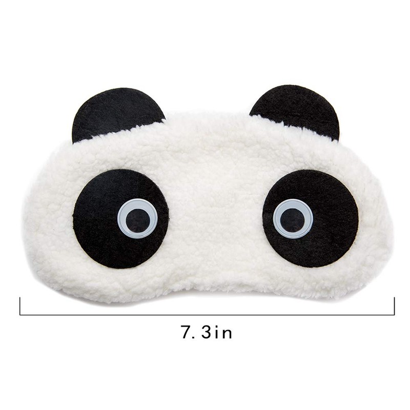 Paquete de 12 máscaras para dormir Panda con ojos vendados