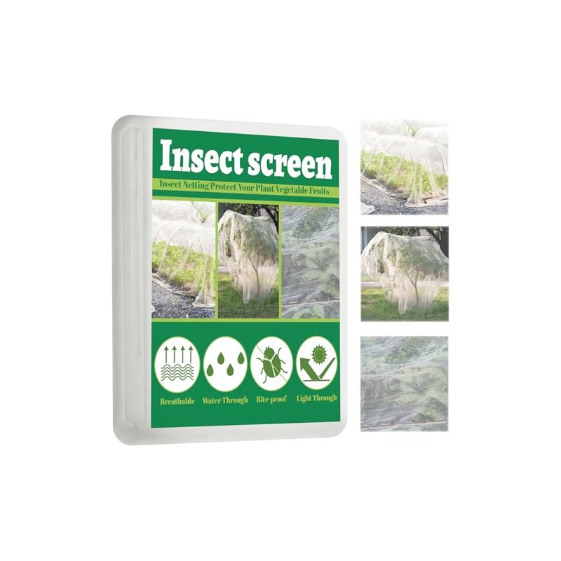 Heavy Duty 60 Mesh Garden Netting - Insect & Bird