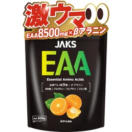 JAKS EAA 600g BCAA ベータアラニン クレアチン グルタミン クエン酸 HMB 必須アミノ酸 ジャックス … (みかん風味)