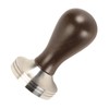 Coffee Tamper Solid Wood Handle Stainless Steel Easy to Use