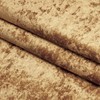 Fredsure Distressed Velvet Shower Curtain Set, 13 Pieces Caramel Gold