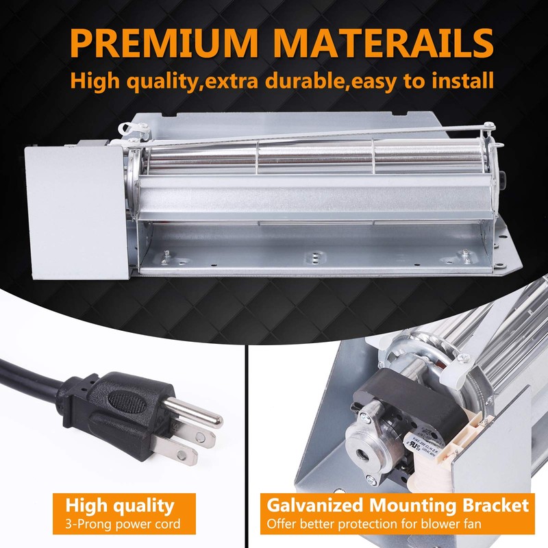 FBK-200 Fireplace Blower Kit for Superior SLDVT-35NM, SLDVT-40NM, DR-600CMN, DR-500CMN,