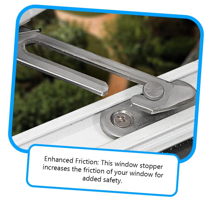 UKCOCO 2sets Window Security Lock Opening Angle Safety Restrictor for