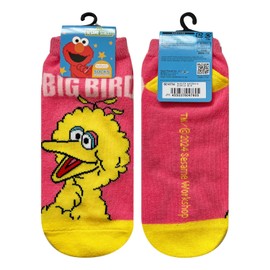 Small Planet Sesame Street [Women's Socks] Character Women's Socks/Big Bird Pose