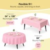 Craft And Party 12-Pack Light Pink Plastic Tablecloths – 54