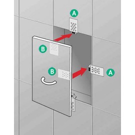 FUSSY CHOICE LTD 124986 5903260000000 Building Material:, Metal, Any, Set of 6 Pieces