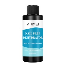 AIJIMEI 120ml Nail Dehydrator Dehydrator Prep for Nail Gel Polish Professional Nail Preparation for Smooth Gel and Acrylic Application Dehydrator for Acrylic 4 Fl Oz