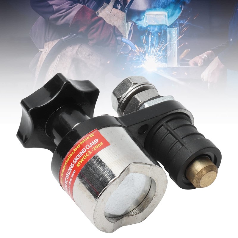 Magnetic Ground Clamp, Floating Design Strong Magnetism Switchable Smooth Conductive