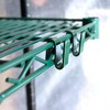 FUJIDENSO 8 Pack Wire Shelving S Hook (Green Expoxy), Connecting