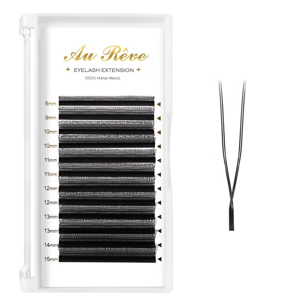 YY Eyelash Extensions U Shape Eyelash Extension D Curl 0.07mm