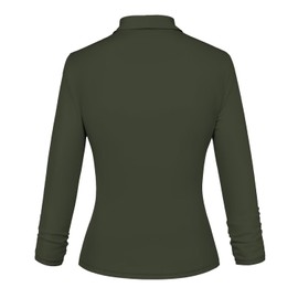 Hybrid & Company Women Premium Nylon Ponte Office Blazer Jacket JK1131X 1073T Olive 3X