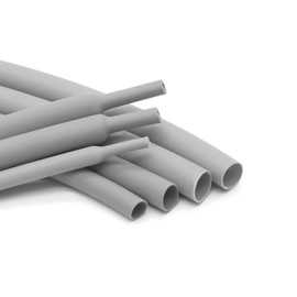 HOLED 5/8" 3:1 Heat Shrink Tubing Dual Wall Adhesive Lined Heat Shrink Tube Insulation Sealing Waterproof Oil-Proof Anti-Friction 16.4ft (Grey)