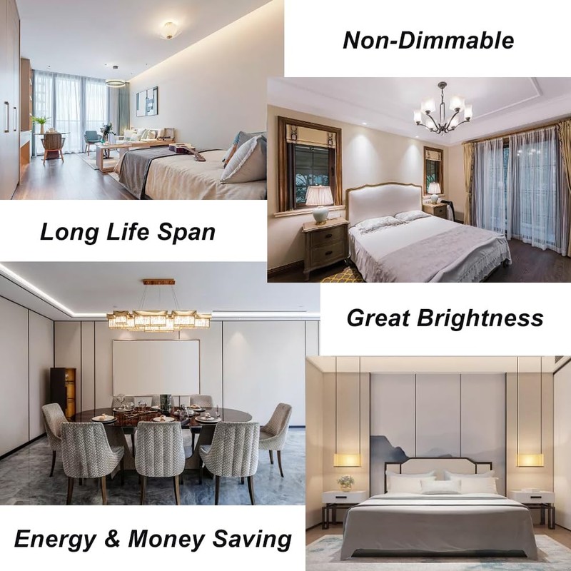 XRZT GU24 LED Bulb - 100W Equivalent, GU24 Base 2-Prong