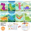 JOTIKO 12 Pack Dinosaurs Keychain Painting Kits – Dinosaur Party