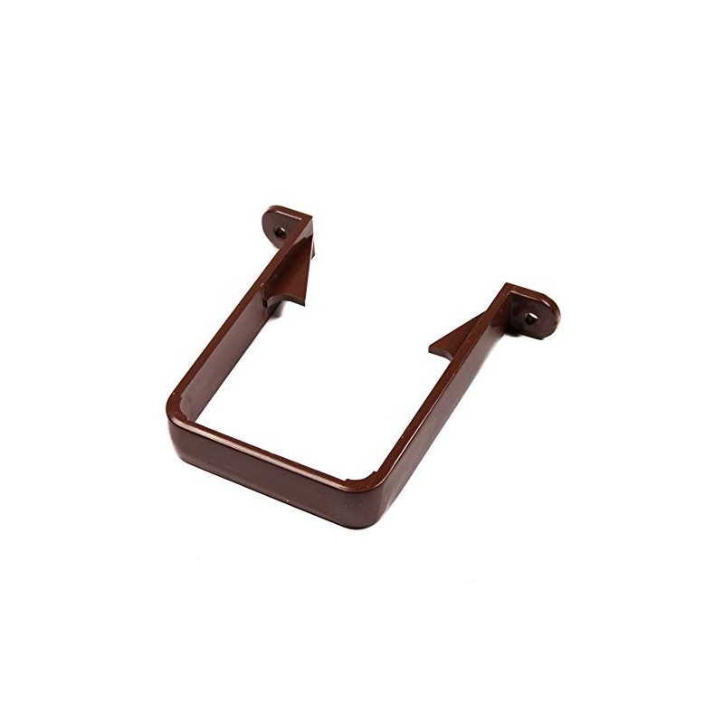 65mm Drain Pipe Down Pipe Rainwater Clip Square Brown Stand