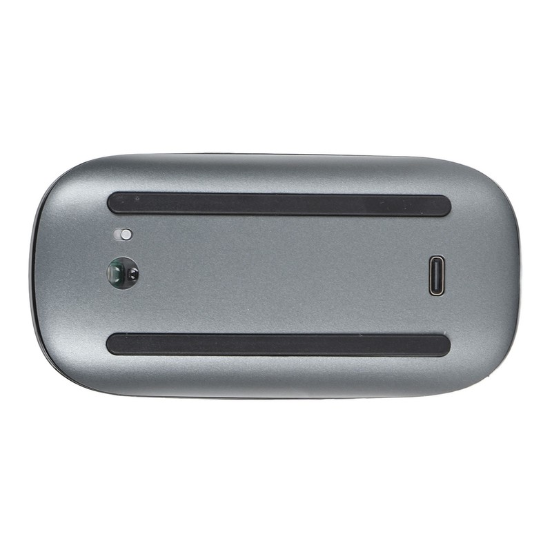 Wireless Bluetooth Mouse Ergonomic Curved Optical Touch USB C Rechargeable