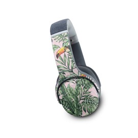 MightySkins Carbon Fiber Skin Compatible with Skullcandy Crusher Evo Wireless - Hidden Toucan | Protective, Durable Textured Carbon Fiber Finish | Easy to Apply | Made in The USA