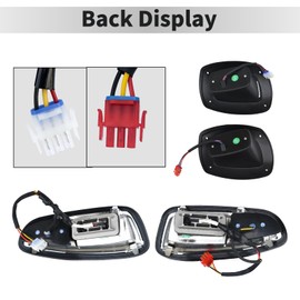 Shu-Ran Golf Cart LED Head Tail Light Kits for EZGO RXV 2008 up Gas & Electric Models 12 Volts Street Legal Front Rear Golf cart Assembly Kits